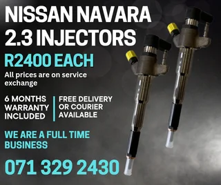 Nissan Navara 2.3 Diesel Injectors For Sale With Warranty