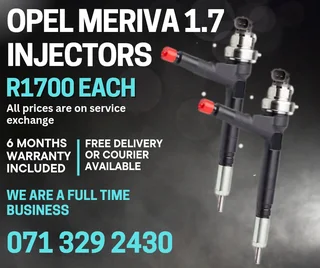 Opel Meriva 1.7 Injectors For Sale With Warranty On