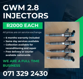 Gwm 2.8 Injectors For Sale With Warranty