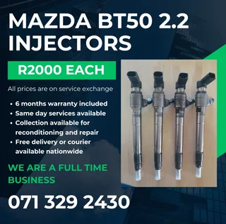 Mazda Bt50 2.2 Diesel Injectors For Sale With Warranty