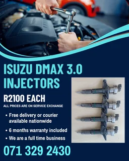 Isuzu Dteq 3.0 Injectors For Sale With Warranty