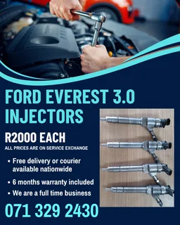 Ford Everest 3.0 Diesel Injectors For Sale With Warranty