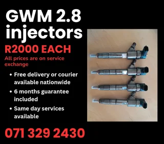Gwm 2.8 Injectors For Sale With Warranty On