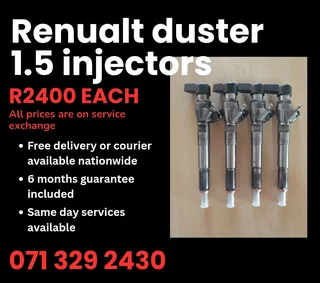 Renualt Duster 1.5 Diesel Injectors For Sale With Warranty
