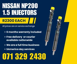 Nissan Np200 1.5 Diesel Injectors For Sale With Warranty