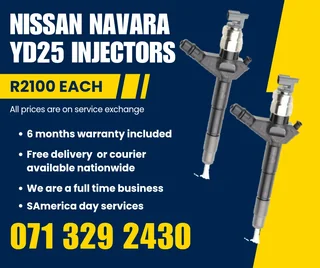 Nissan Navara Yd25 Injectors For Sale With Warranty