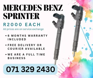 Mercedes Benz Sprinter Injectors For Sale With Warranty