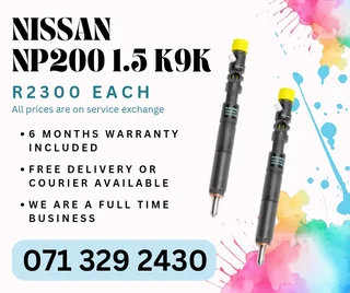 Nissan Np200 1.5 Injectors For Sale With Warranty