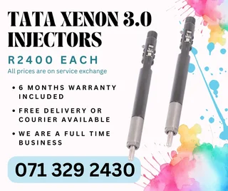 Tata Xenon 3.0 Injectors For Sale With Warranty