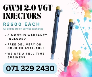 Gwm 2.0 Vgt Injectors For Sale With Warranty