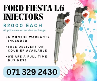 Ford Fiesta 1.6 Injectors For Sale With Warranty