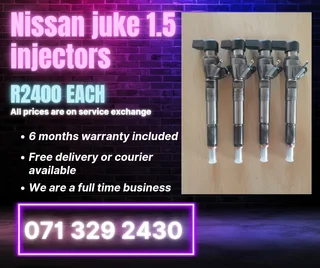 Nissan Juke 1.5 Injectors For Sale With Warranty On