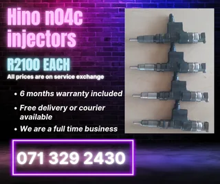 Hino N04c Injectors For Sale With Warranty