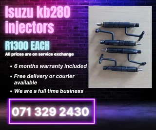 Isuzu Kb280 Injectors For Sale With Warranty On
