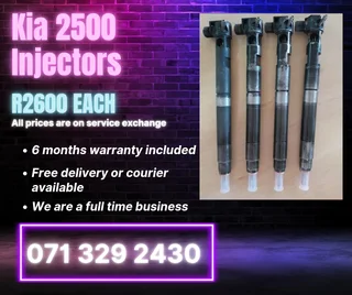 Kia 2500 Injectors For Sale With Warranty