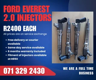 Ford Everest 2.0 Injectors For Sale With Warranty