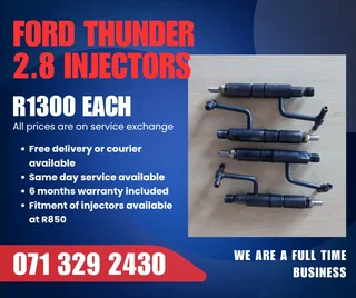 Ford Thunda 2.8 Injectors For Sale With Warranty Included