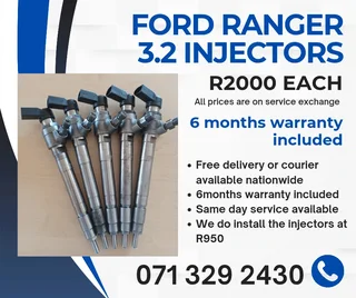 Ford Ranger 3.2 Injectors For Sale With Warranty Included