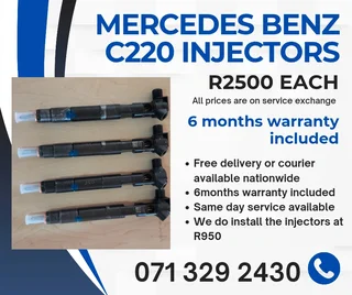 Mercedes Benz C220 Injectors For Sale With Warranty Included