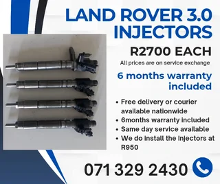 Land Rover 3.0 Injectors For Sale With Warranty