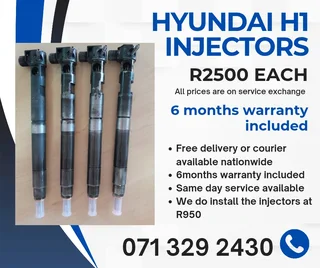 Hyundai H1 Injectors For Sale With Warranty