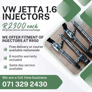 Vw Jetta 1.6 Injectors For Sale With Warranty Included
