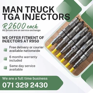 Man Truck Tga Diesel Injectors For Sale With Warranty Included
