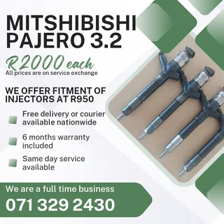 Mitshubishi Pajero 3.2 Injectors For Sale With Warranty Included