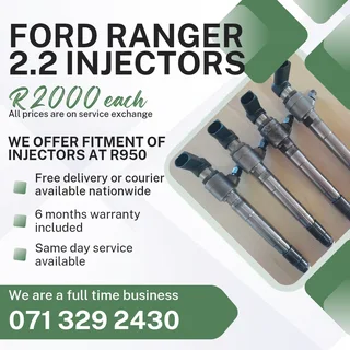 Ford Ranger 2.2 Injectors For Sale With Warranty Included