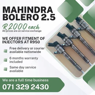 Mahindra Bolero 2.5 Injectors For Sale With Warranty Included