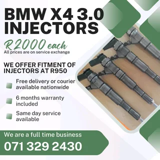 Bmw X4 3.0 Injectors For Sale With Warranty