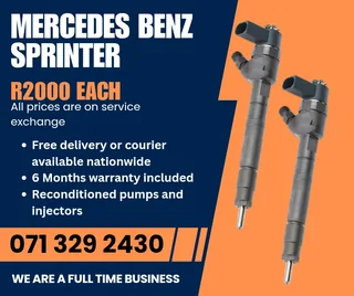 Mercedes Benz Sprinter Injectors For Sale With Warranty Included