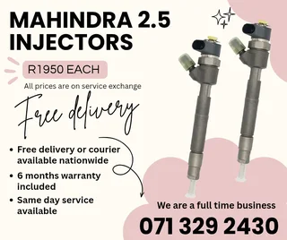 Mahindra 2.5 Injectors For Sale With Warranty Included