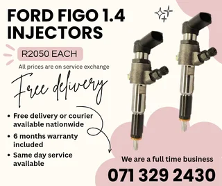 Ford Figo 1.4 Injectors For Sale With Warranty