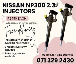 Nissan Np300 2.3 Injectors For Sale With Warranty
