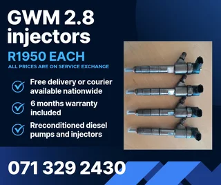 Gwm 2.8 Injectors For Sale With Warranty Included