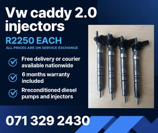 Vw Caddy 2.0 Injectors For Sale With Warranty Included