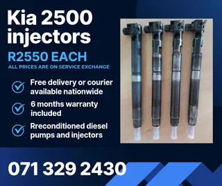 Kia 2500 Injectors For Sale With Warranty