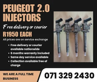 Peugeot 2.0 Injectors For Sale With Warranty