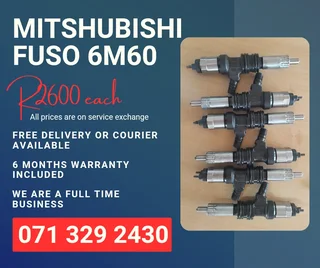Mitshubishi Fuso 6m60 Truck Injectors For Sale With Warranty