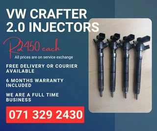 Vw Crafter 2.0 Injectors For Sale With Warranty