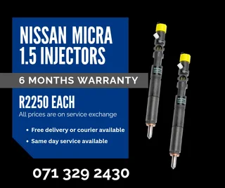 Nissan Micra 1.5 Injectors For Sale With Warranty