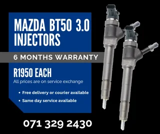 Mazda Bt50 3.0 Injectors For Sale With Warranty