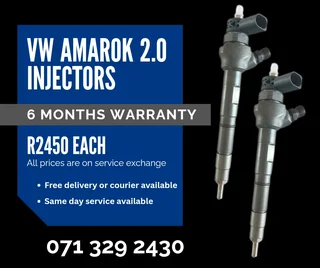 Vw Amarok 2.0 Injectors For Sale With Warranty