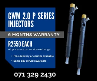 Gwm 2.0 P Series Injectors For Sale With Warranty