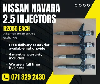 Nissan Navara 2.5 Injectors For Sale With Warranty
