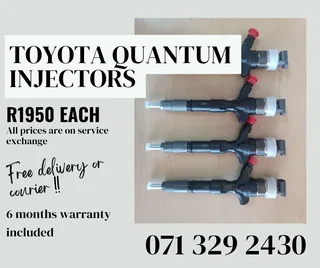 Toyota Quantum 2.5 Injectors For Sale With Warranty