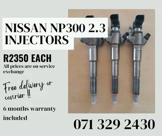 Nissan Np300 2.3 Injectors For Sale With Warranty