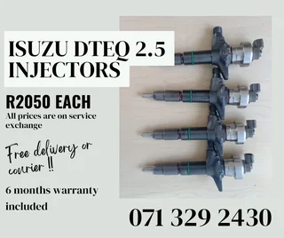 Isuzu Dteq 2.5 Injectors For Sale With Warranty
