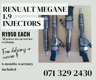 Renualt Megane 1.9 Injectors For Sale With Warranty